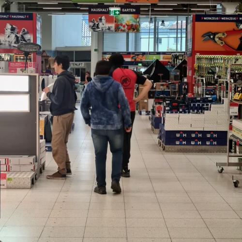 Schnitzeljagd im Baumarkt