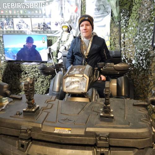 Schüler bei den Gebirgsjägern