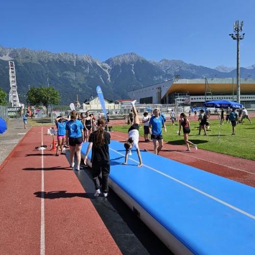 SchülerInnen beim Trendsportfestival 