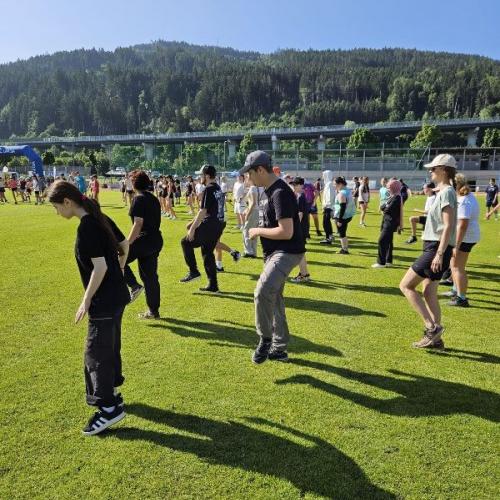 SchülerInnen beim Trendsportfestival 