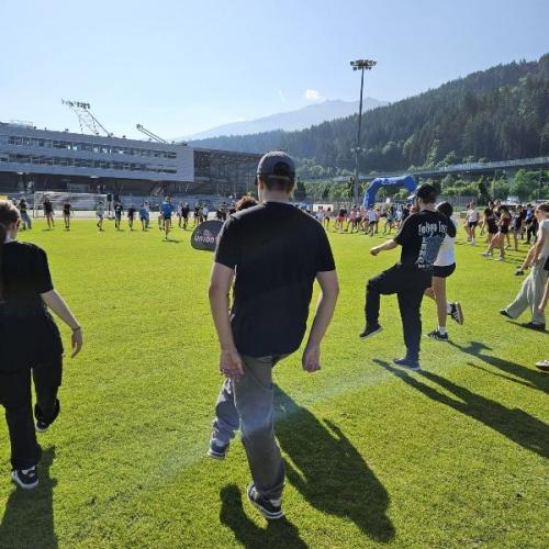 SchülerInnen beim Trendsportfestival 