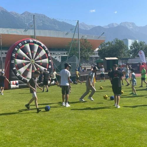 SchülerInnen beim Trendsportfestival 