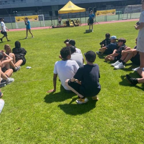 SchülerInnen beim Trendsportfestival 