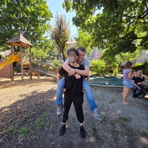 Schüler beim Spielen