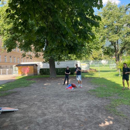 Schüler beim Spielen