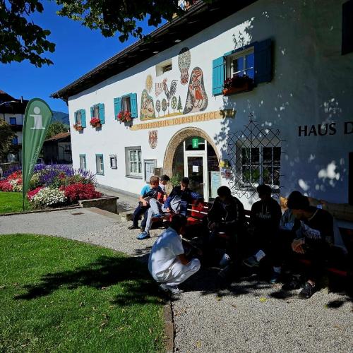 Schülergruppe in Igls