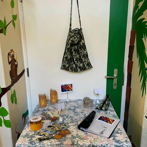 Präsentationstisch Fachpraxis Schönheit