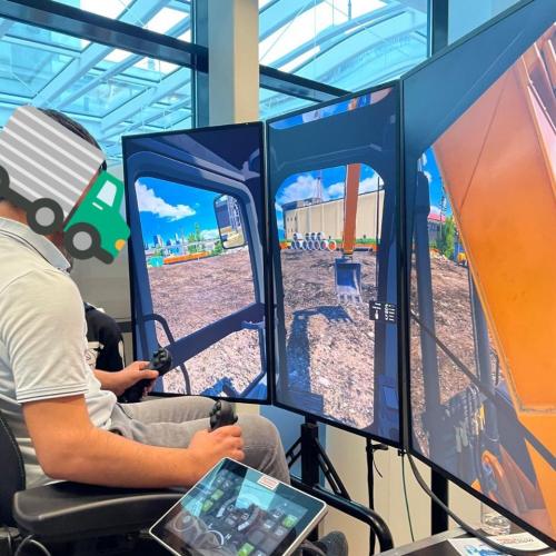 Schüler bei einer Station im Rahmen des Berufsfestivals