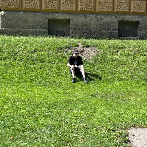 Schüler beim Chillen
