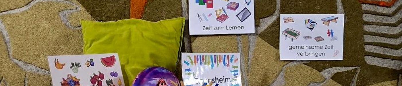Tischpräsentation des Tagesheimes