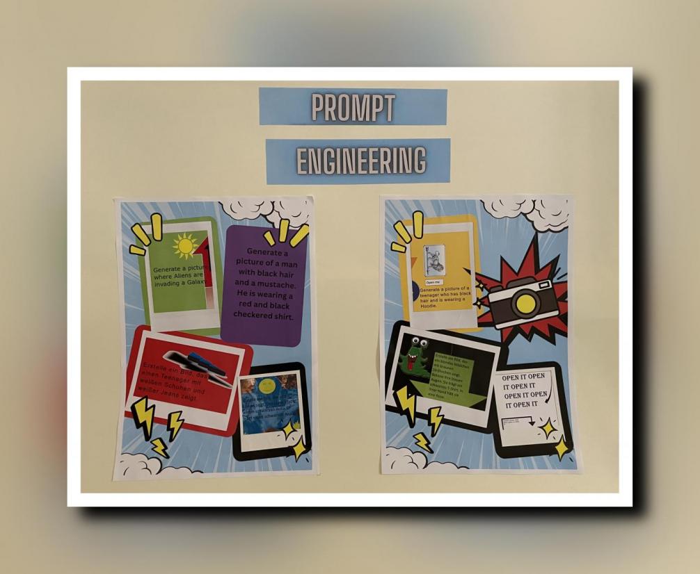 Prompts die die Schüler*innen beschreiben