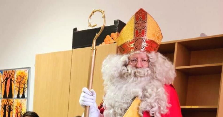 Nikolaus mit Schüler