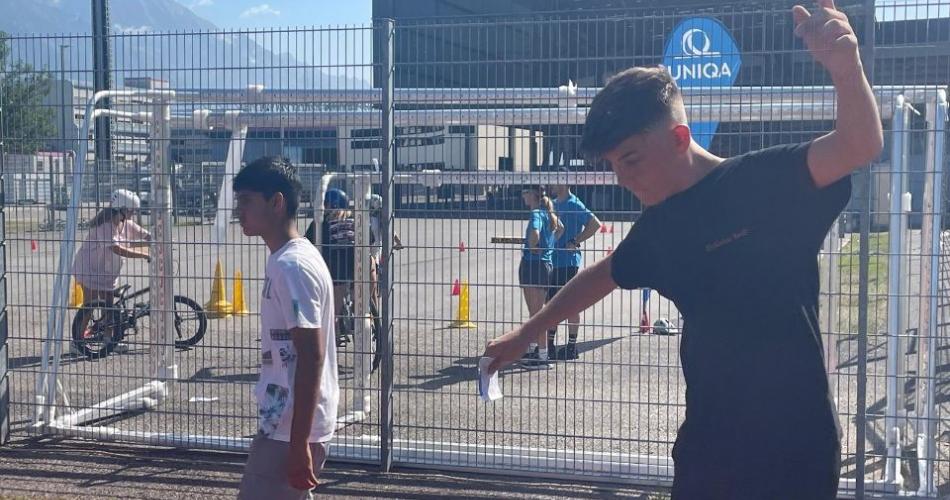 SchülerInnen beim Trendsportfestival 