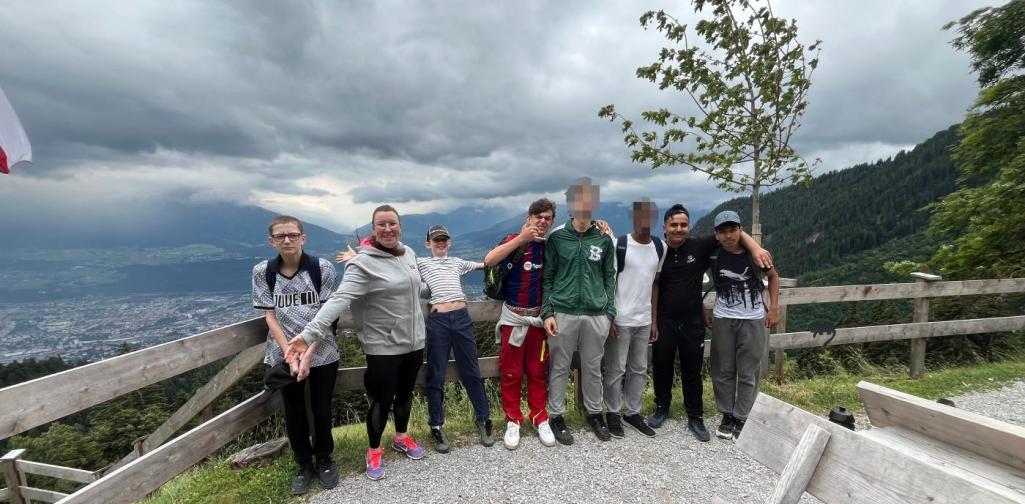Gruppenbild auf der Höttinger Alm