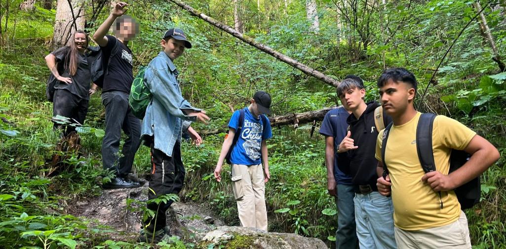 Auf dem Weg in die Ehnbachklamm