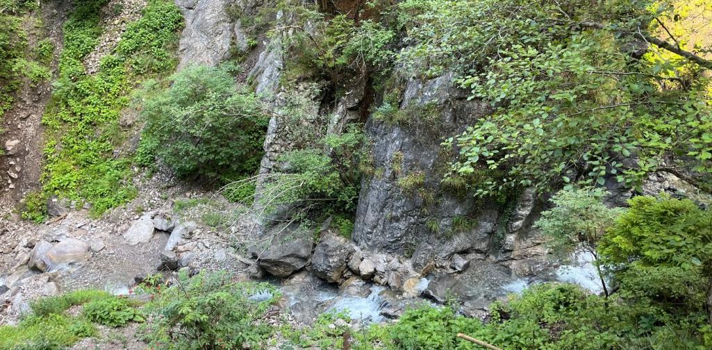 Blick in die Klamm